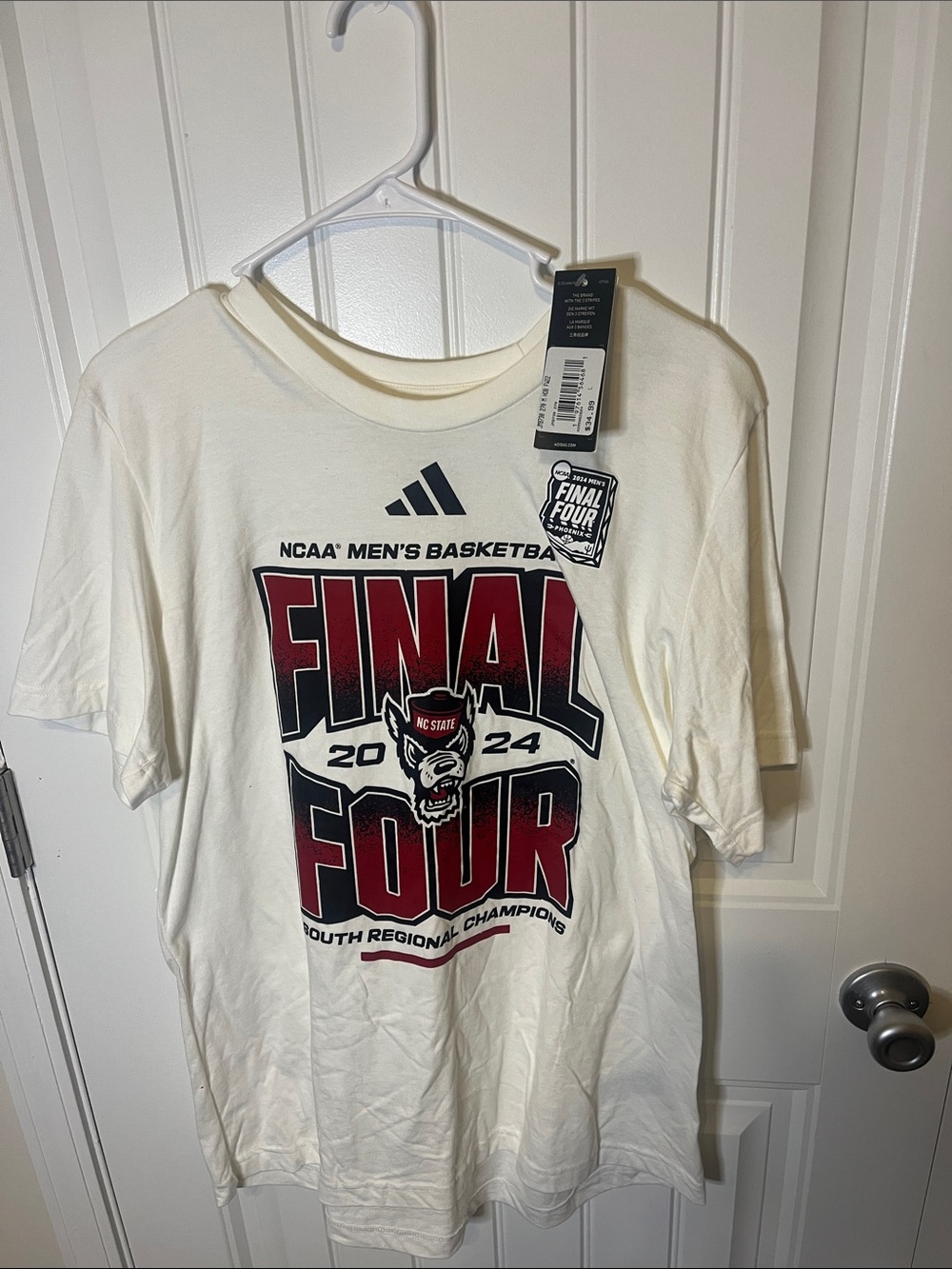 NC State Adidas NCAA Men's Final Four 2024 Graphic Tee